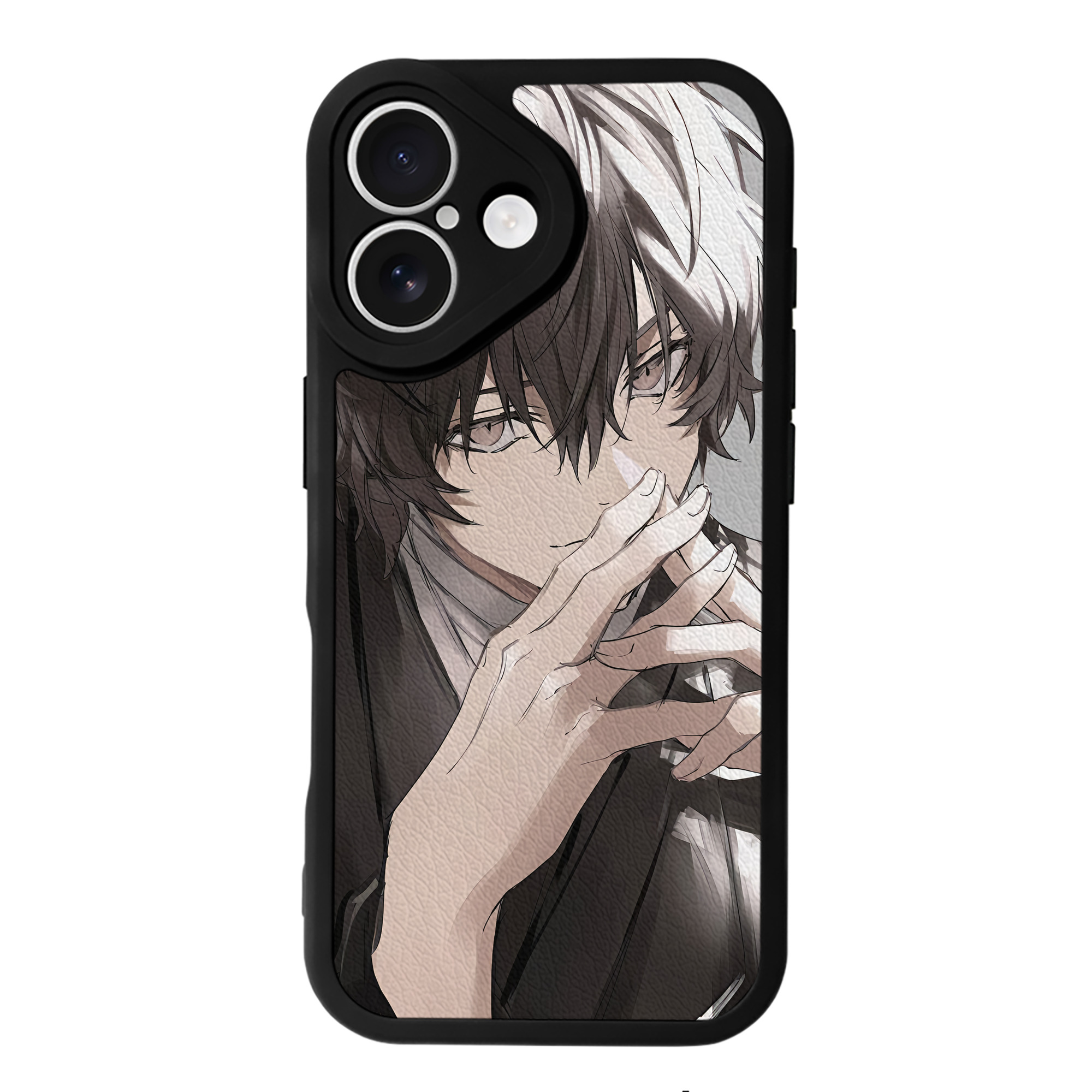 （画像用） 文豪ストレイドッグス Bungo Stray Dogs 【iPhone 16シリーズ対応】シリコンスマホケース（レザー調） 材質：シリコン